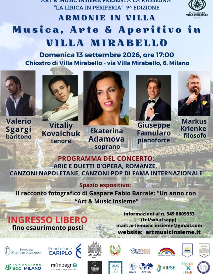 Villa Mirabello – 13 Settembre 2026